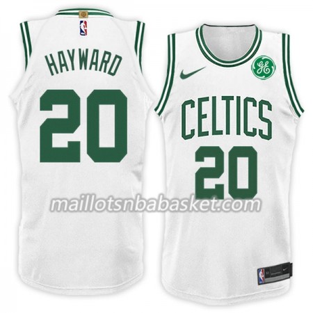 Maillot Homme Boston Celtics Gordon Hayward 20 Nike 2017-18 Blanc Swingman